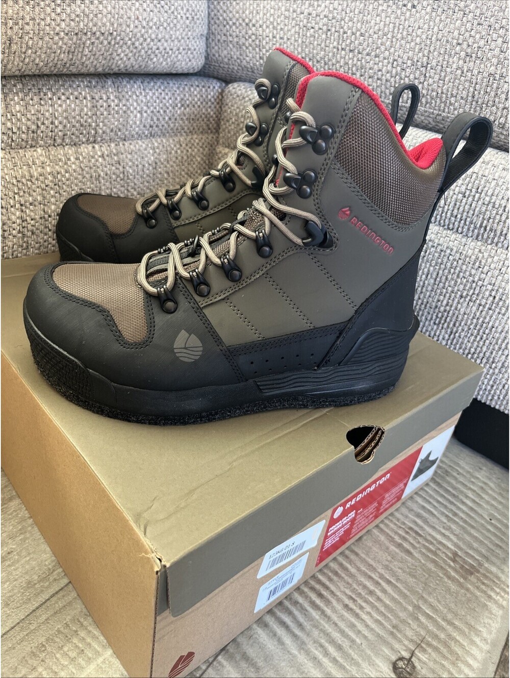 New Fishing Redington Prowler Pro Wading Boot Felt Sole Men’s Size 8 $199 MSRP